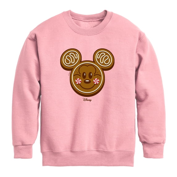 Disney - Mickey Gingerbread Head Toddler Boys' Graphic Fleece Sweatshirt