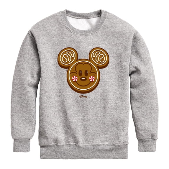 Disney - Mickey Gingerbread Head Toddler Boys' Graphic Fleece Sweatshirt