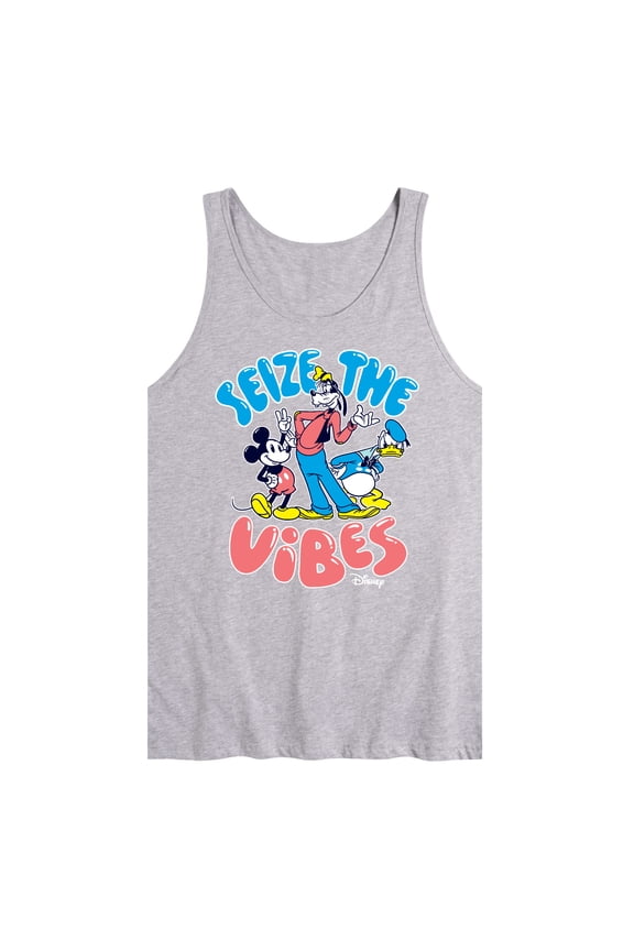 - Mickey, Goofy, Donald Seize Vibes - Men's Sleeveless Graphic Tank Top