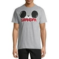 thumbnail image 1 of Disney Mickey Grandpa Family Grey Adult Mens Tee Shirt, 1 of 6