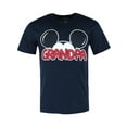 thumbnail image 1 of Disney Mickey Grandpa Family Navy Adult Mens Tee Shirt, 1 of 3