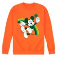 thumbnail image 1 of Disney - Mickey Green Rainbow - Men's Crew Neck Fleece Pullover, 1 of 6