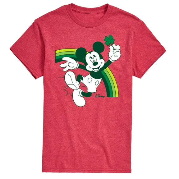 Disney - Mickey Green Rainbow - Men's Short Sleeve Graphic T-Shirt