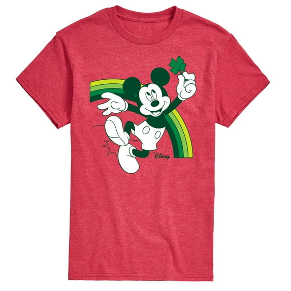 Disney - Mickey Green Rainbow - Men's Short Sleeve Graphic T-Shirt