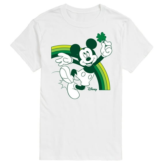 Disney - Mickey Green Rainbow - Men's Short Sleeve Graphic T-Shirt