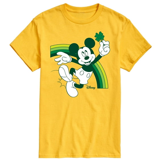 Disney - Mickey Green Rainbow - Men's Short Sleeve Graphic T-Shirt