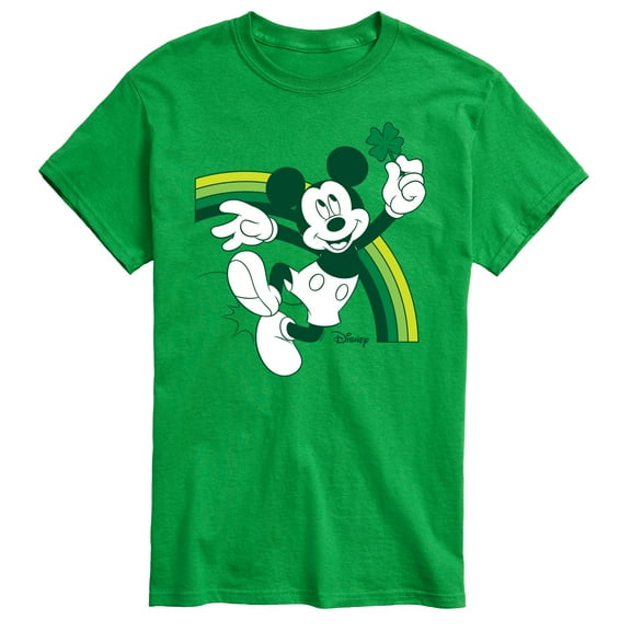 Disney - Mickey Green Rainbow - Men's Short Sleeve Graphic T-Shirt