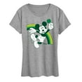 thumbnail image 1 of Disney - Mickey Green Rainbow - Women's Short Sleeve Graphic T-Shirt, 1 of 5