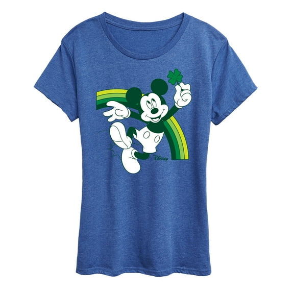 Disney - Mickey Green Rainbow - Women's Short Sleeve Graphic T-Shirt