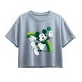 thumbnail image 1 of Disney - Mickey Green Rainbow - Youth Girls Boxy T-Shirt, 1 of 4
