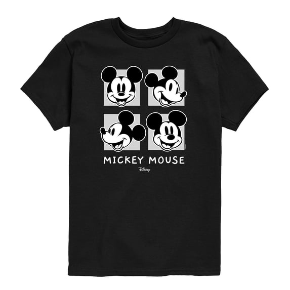 Disney - Mickey Grid - Toddler Boys Short Sleeve Graphic T-Shirt