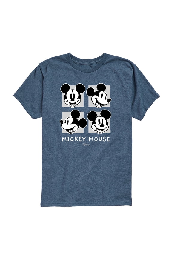 - Mickey Grid - Toddler Boys Short Sleeve Graphic T-Shirt