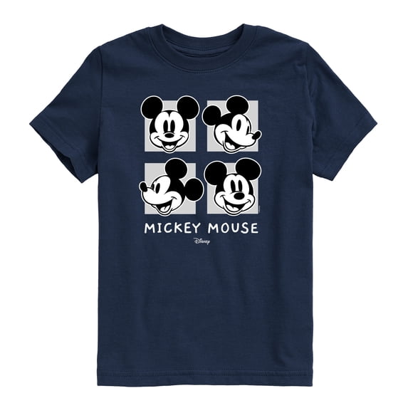 Disney - Mickey Grid - Toddler Boys Short Sleeve Graphic T-Shirt