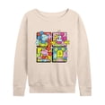 thumbnail image 1 of Disney - Mickey Grid - Women's Lightweight French Terry Long Sleeve Shirt, 1 of 5