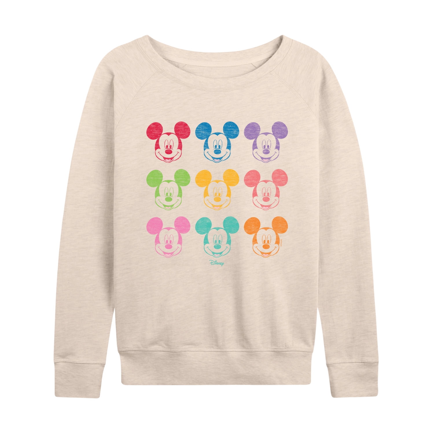 Disney - Mickey Grid - Women's Lightweight French Terry Pullover