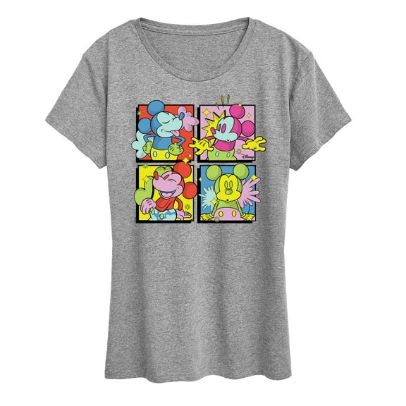 Disney - Mickey Grid - Women's Short Sleeve Graphic T-Shirt