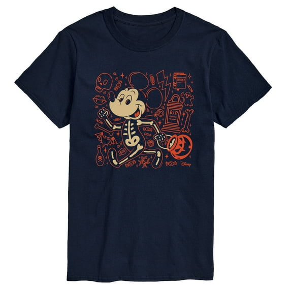 Disney - Mickey Hallow Doodles - Men's Short Sleeve Graphic T-Shirt