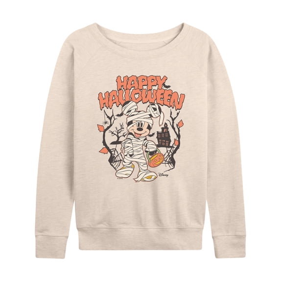 Disney - Mickey Halloween - Women's French Terry Long Sleeve Pullover