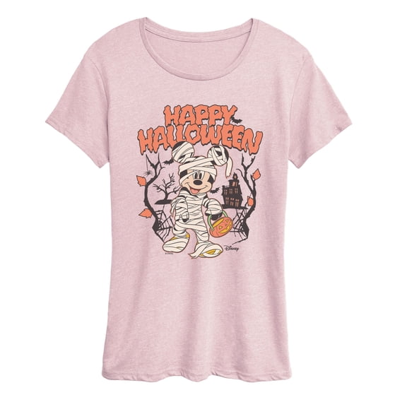 Disney - Mickey Halloween - Women's Short Sleeve Graphic T-Shirt