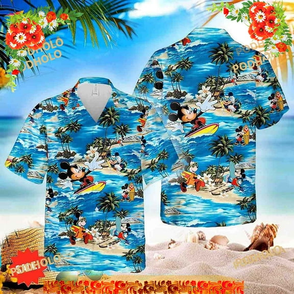 Disney Mickey Hawaiian 3D Shirt