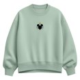 thumbnail image 1 of Disney - Mickey Head Bday Hat Women's Oversized Fleece Crew Sweatshirt, 1 of 3