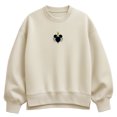 thumbnail image 1 of Disney - Mickey Head Bday Hat Women's Oversized Fleece Crew Sweatshirt, 1 of 3