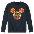 thumbnail image 1 of Disney - Mickey Head Candy - Men's Crew Fleece Sweatshirt, 1 of 5