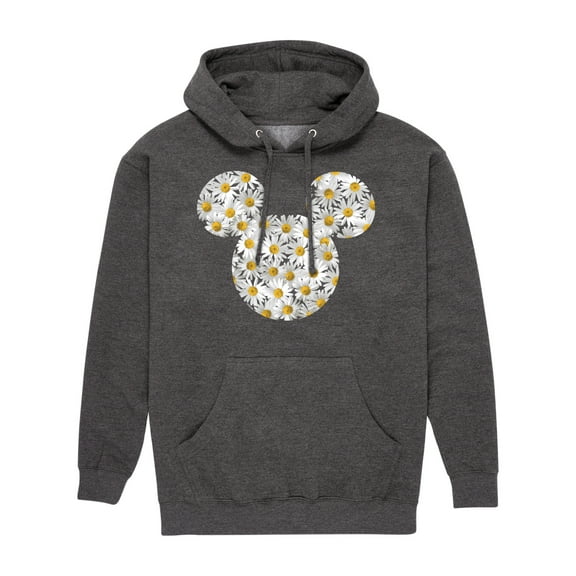 Disney - Mickey Head Daisies - Men's Fleece Pullover Hoodies