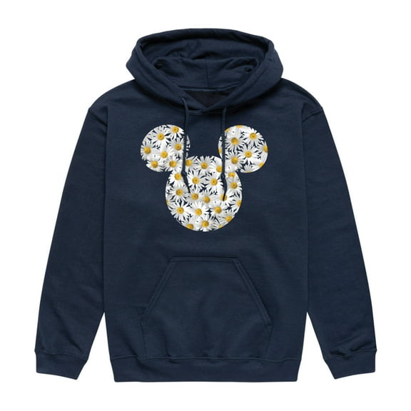Disney - Mickey Head Daisies - Men's Fleece Pullover Hoodies