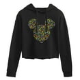 thumbnail image 1 of Disney - Mickey Head  - Juniors Cropped Pullover Hoodie, 1 of 5