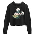 thumbnail image 1 of Disney - Mickey Head Nature Fill - Juniors Cropped Pullover Hoodie, 1 of 5