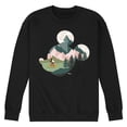 thumbnail image 1 of Disney - Mickey Head Nature Fill - Men's Crew Fleece Sweatshirt, 1 of 5