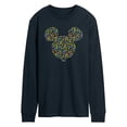 thumbnail image 1 of Disney - Mickey Head With Pattern - Men's Long Sleeve T-Shirt, 1 of 4