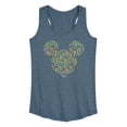 thumbnail image 1 of Disney - Mickey Head With Pattern - Women's Racerback Tank Top, 1 of 4