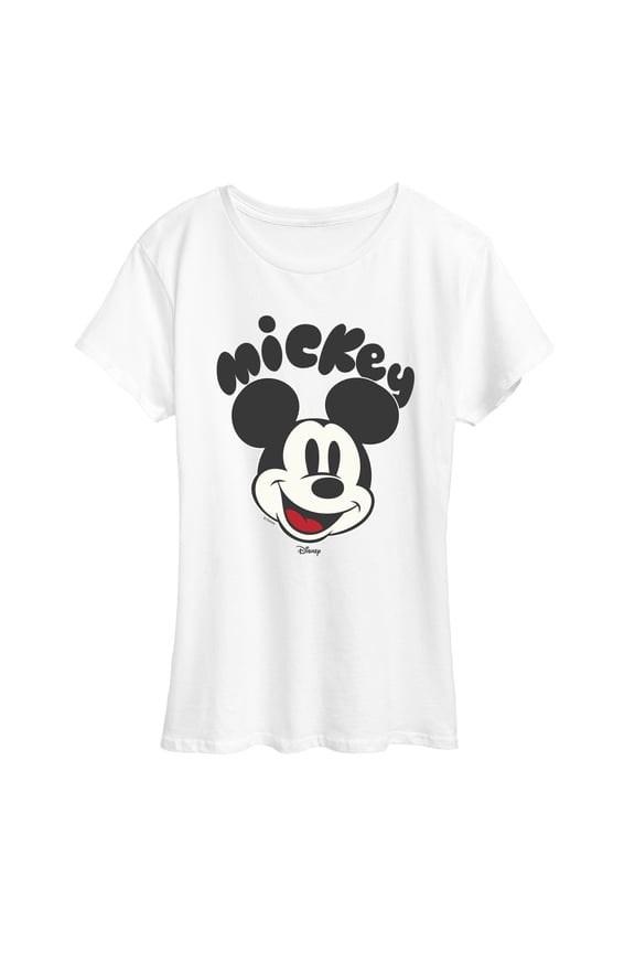 - Mickey Head - Women's Short Sleeve Graphic T-Shirt