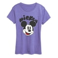 thumbnail image 1 of Disney - Mickey Head - Women's Short Sleeve Graphic T-Shirt, 1 of 3