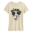 thumbnail image 1 of Disney - Mickey Head - Women's Short Sleeve Graphic T-Shirt, 1 of 4