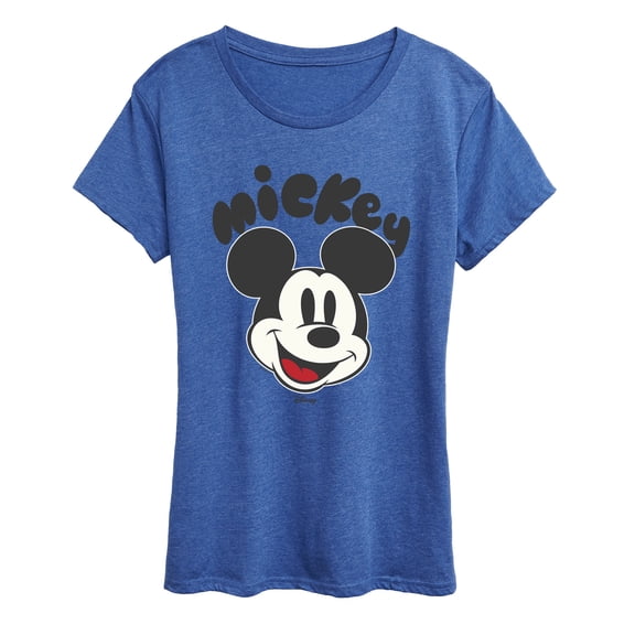 Disney - Mickey Head - Women's Short Sleeve Graphic T-Shirt