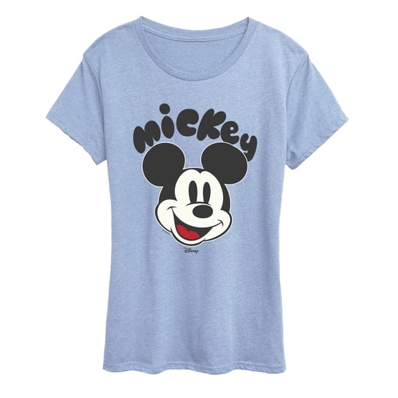 Disney - Mickey Head - Women's Short Sleeve Graphic T-Shirt