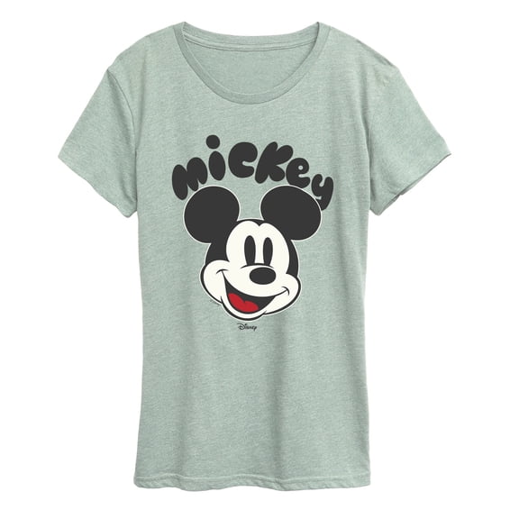 Disney - Mickey Head - Women's Short Sleeve Graphic T-Shirt