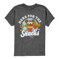 thumbnail image 1 of Disney - Mickey Here For The Snacks - Youth Boys Short Sleeve Graphic T-Shirt, 1 of 4