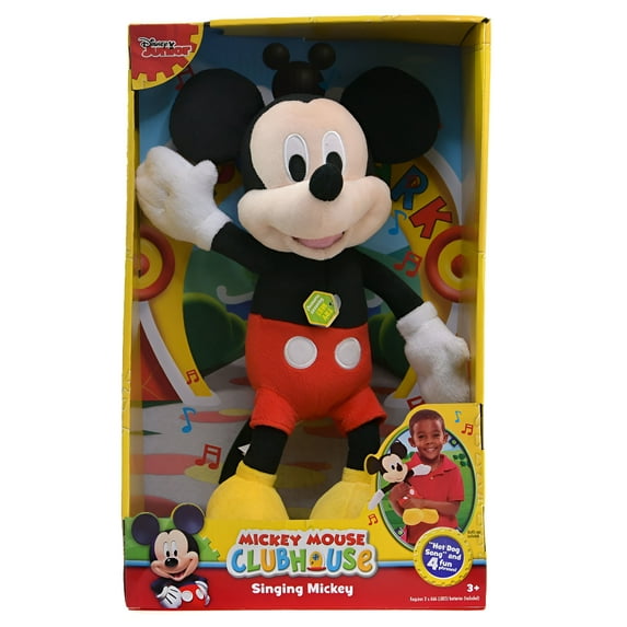 Disney Mickey Hot Dog Song 12 Inch Singing Plush Toys Kids 3 Years and Up