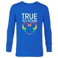 thumbnail image 1 of Disney Mickey Icon True to Your Heart Pride - Long Sleeve T-Shirt for Men - Customized-Royal, 1 of 5