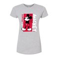 thumbnail image 1 of Disney - Mickey Iconic - Juniors Fitted Graphic T-Shirt, 1 of 5