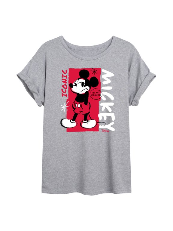 - Mickey Iconic Women's Relaxed Fit T-Shirt