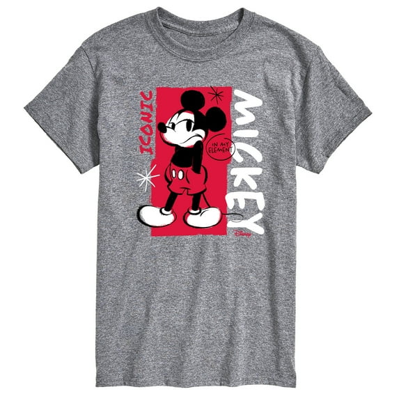Disney - Mickey Iconic - Men's Short Sleeve Graphic T-Shirt