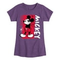 thumbnail image 1 of Disney - Mickey Iconic - Toddler & Youth Girls Short Sleeve Graphic T-Shirt, 1 of 5