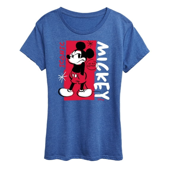 Disney - Mickey Iconic - Women's Short Sleeve Graphic T-Shirt