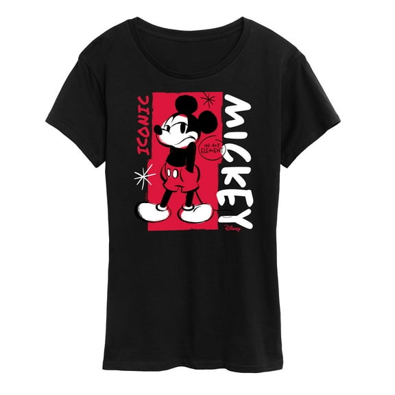 Disney - Mickey Iconic - Women's Short Sleeve Graphic T-Shirt