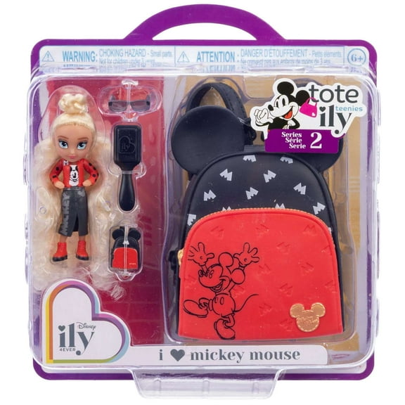 Disney Tote Ily Teenies Series 2 I Love Mickey Mouse Mini Doll